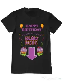 Tricou ADLER barbat Make a wish Negru