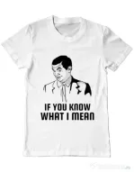 Tricou ADLER barbat If you know what i mean Alb