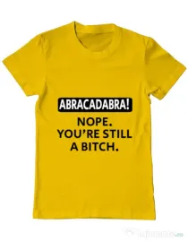 Tricou ADLER barbat Abracadabra Galben