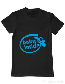 Tricou ADLER barbat Baby inside Negru