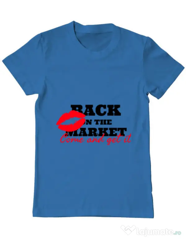 Tricou ADLER barbat Come and get it Albastru azuriu