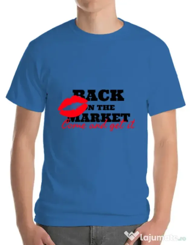 Tricou ADLER barbat Come and get it Albastru azuriu