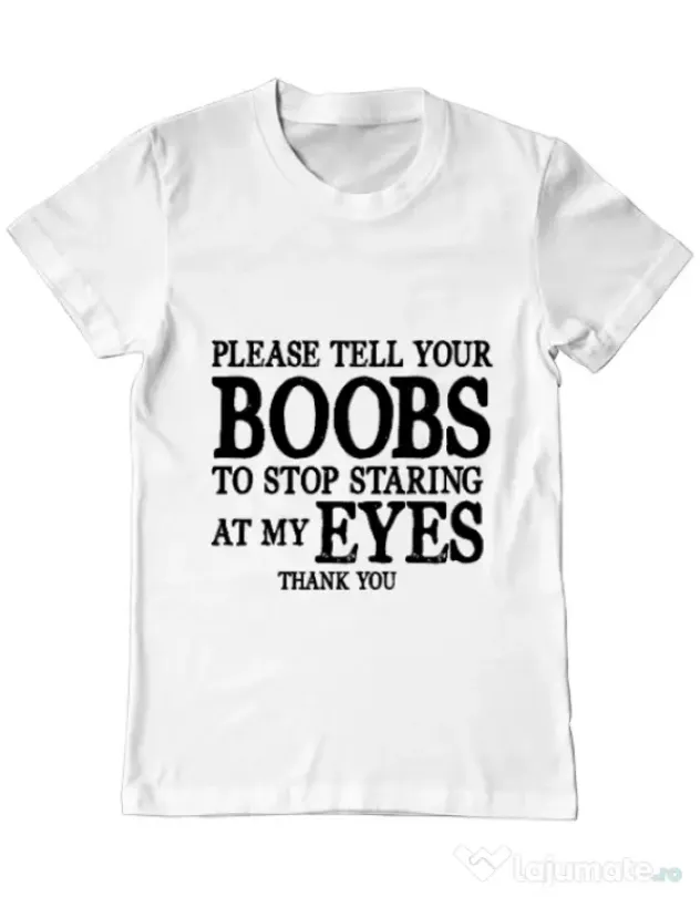 Tricou ADLER barbat Boobs Alb