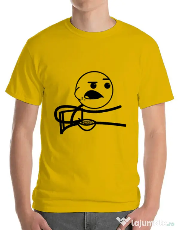 Tricou ADLER barbat Cereal Guy Galben