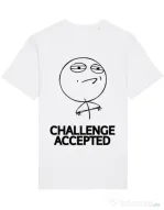 Tricou STANLEY STELLA barbat Challenge Accepted Alb