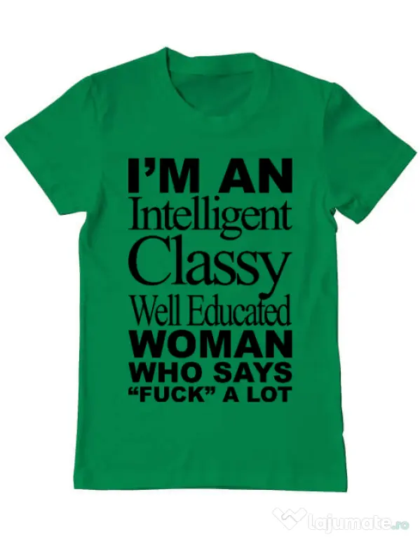 Tricou ADLER barbat Classy Woman Verde mediu