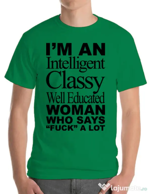 Tricou ADLER barbat Classy Woman Verde mediu