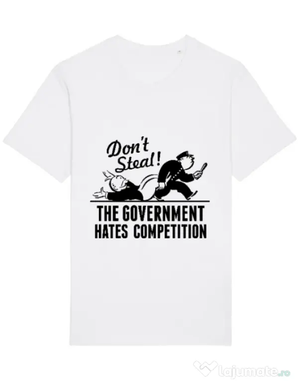 Tricou STANLEY STELLA barbat Don't steal Alb