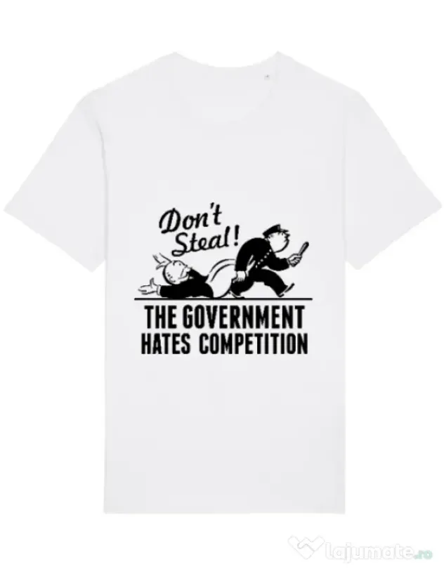 Tricou STANLEY STELLA barbat Don't steal Alb