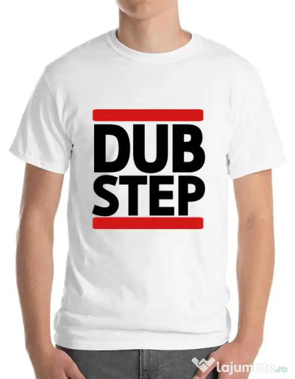Tricou ADLER barbat Dubstep Alb