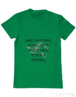 Tricou ADLER barbat Early mornings Verde mediu