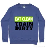 Bluza ADLER barbat Eat clean Albastru melanj