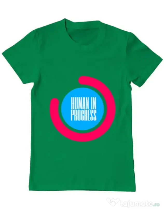 Tricou ADLER barbat Human in progress Verde mediu