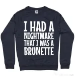 Bluza ADLER barbat I had a nightmare Brunette Denim inchis