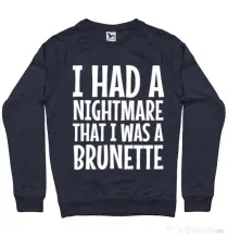 Bluza ADLER barbat I had a nightmare Brunette Denim inchis