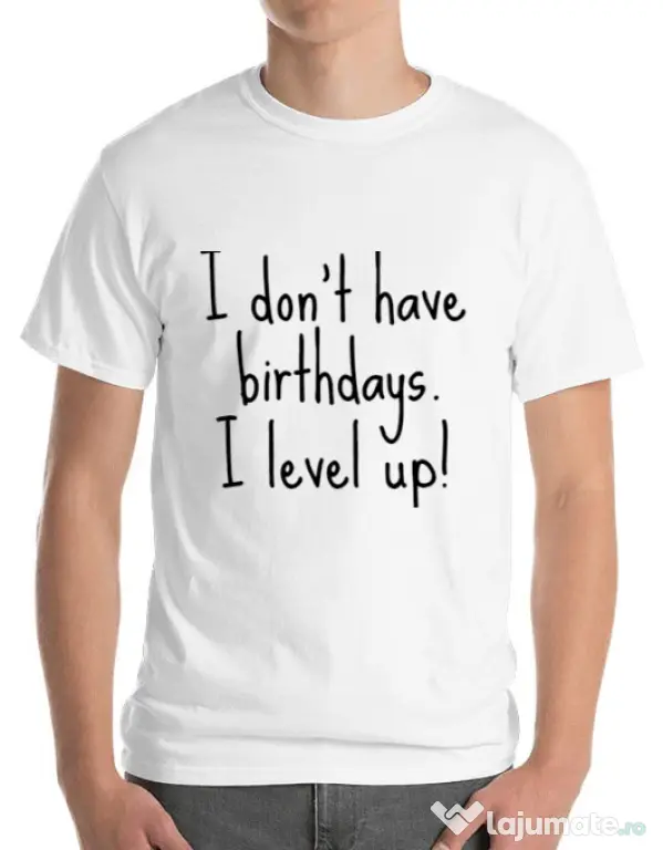 Tricou ADLER barbat I level up Alb