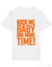 Tricou STANLEY STELLA barbat Kick me baby Alb