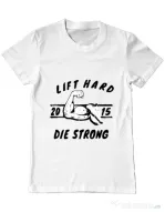 Tricou ADLER barbat Lift hard Alb