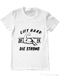 Tricou ADLER barbat Lift hard Alb