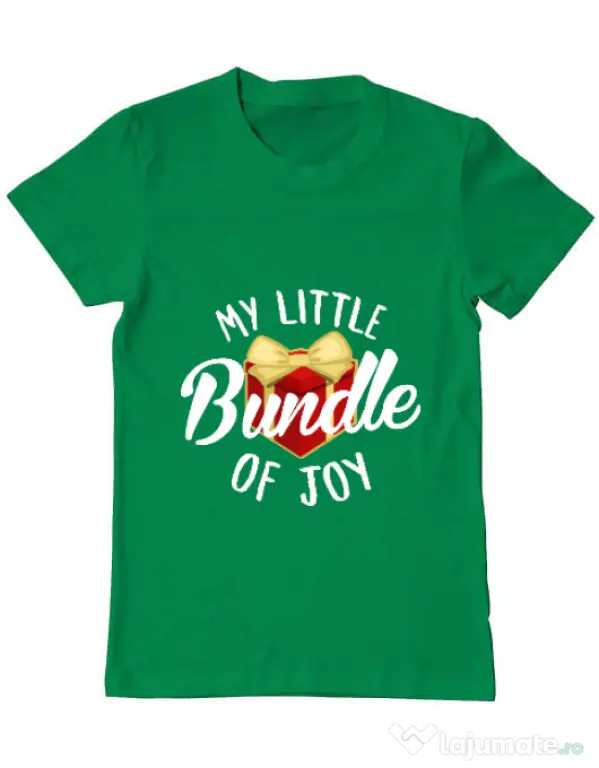 Tricou ADLER barbat Bundle of joy Verde mediu