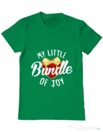 Tricou ADLER barbat Bundle of joy Verde mediu