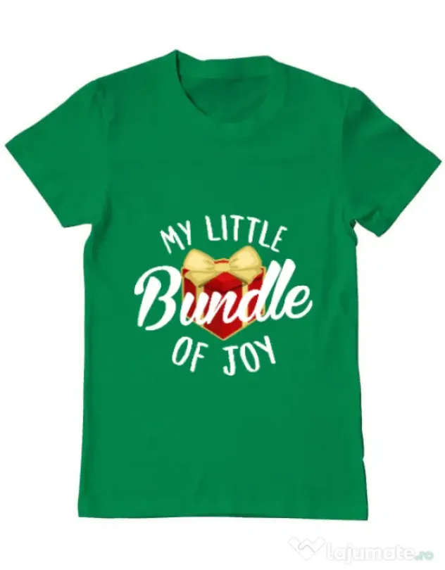 Tricou ADLER barbat Bundle of joy Verde mediu
