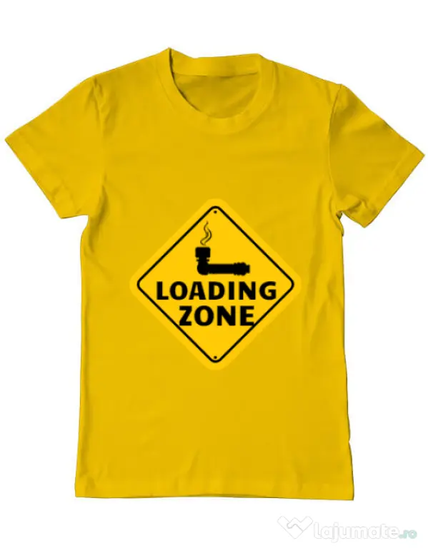 Tricou ADLER barbat Loading zone Galben