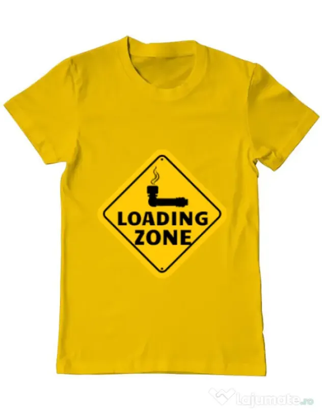 Tricou ADLER barbat Loading zone Galben