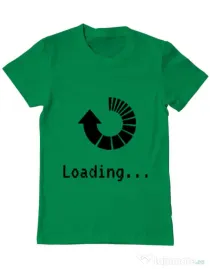 Tricou ADLER barbat Loading Verde mediu
