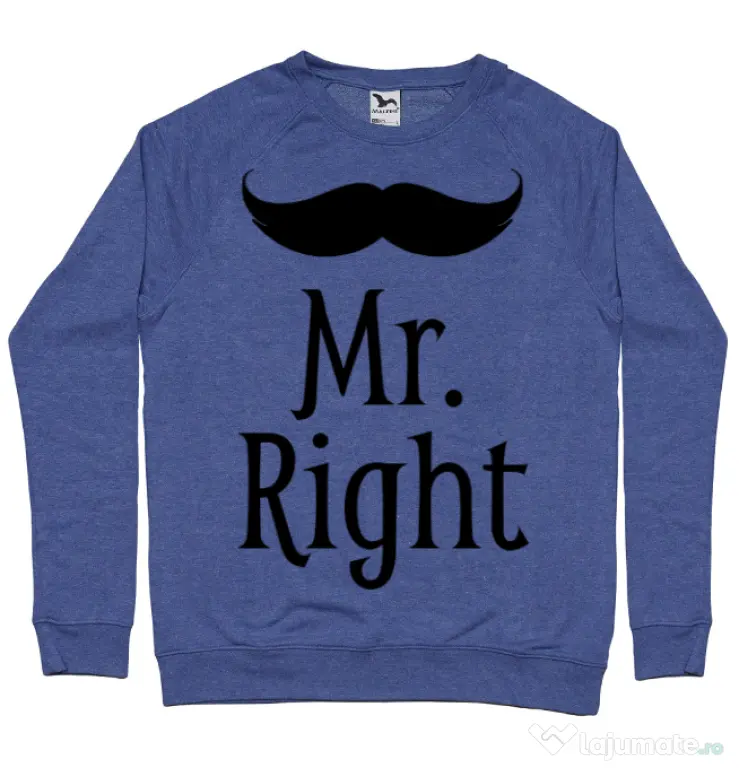 Bluza ADLER barbat Mr. right Albastru melanj