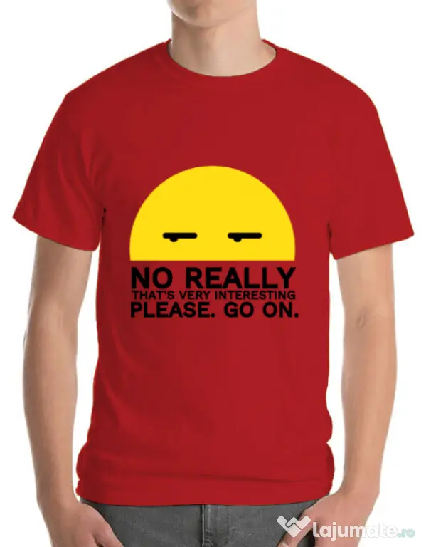 Tricou ADLER barbat No really Rosu