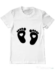 Tricou ADLER barbat Picioruse Alb