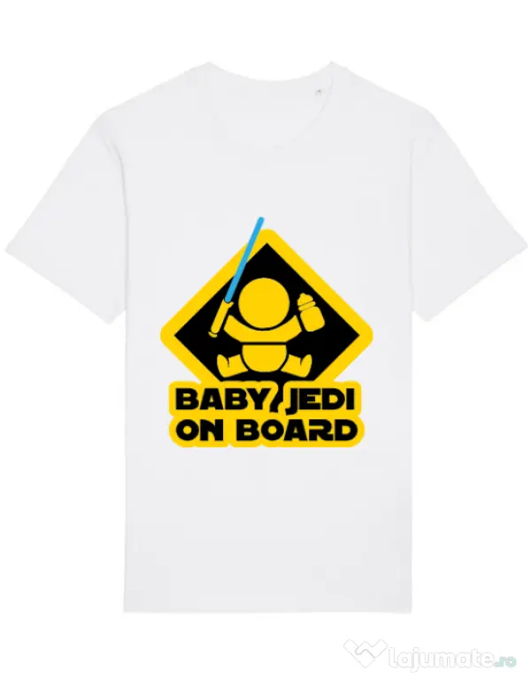 Tricou STANLEY STELLA barbat Baby Jedi Alb