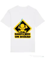 Tricou STANLEY STELLA barbat Baby Jedi Alb