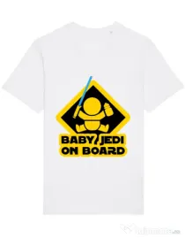 Tricou STANLEY STELLA barbat Baby Jedi Alb