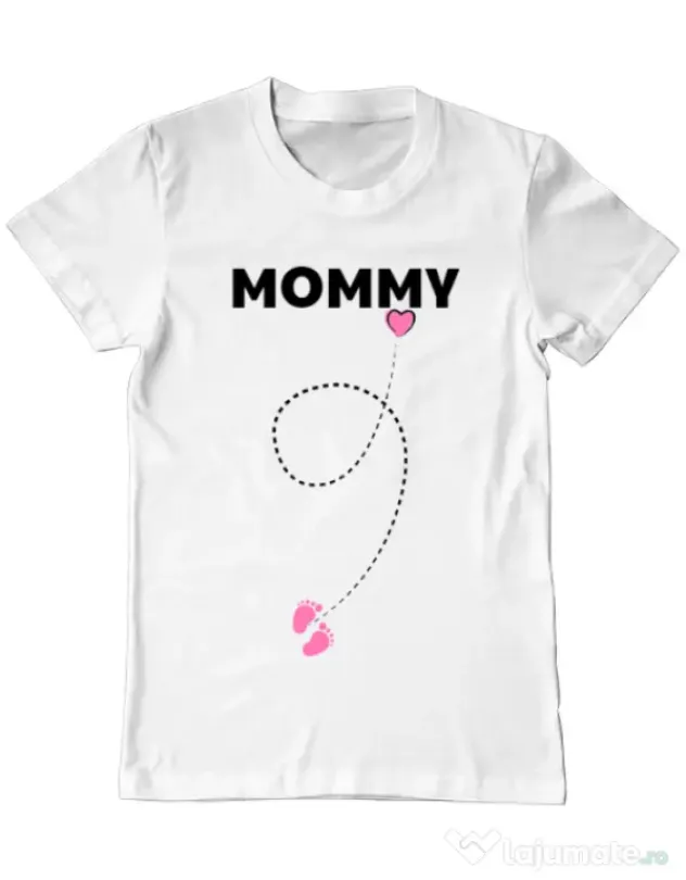 Tricou ADLER barbat Mommy Alb