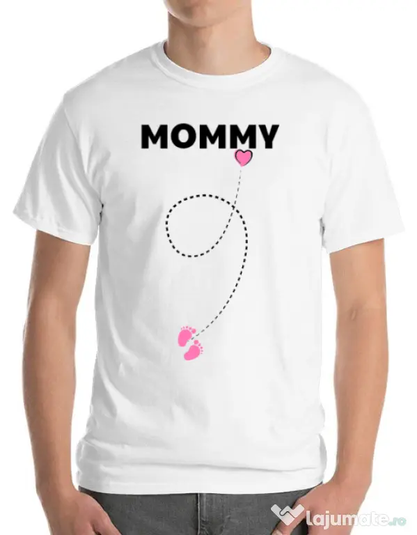 Tricou ADLER barbat Mommy Alb
