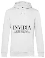 Hoodie barbat cu gluga Invidia Alb