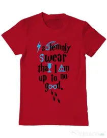 Tricou ADLER barbat Up to no good Rosu