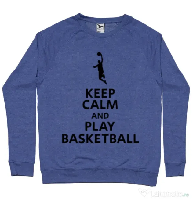 Bluza ADLER barbat Play basketball Albastru melanj