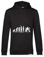 Hoodie barbat cu gluga Drummer evolution Negru