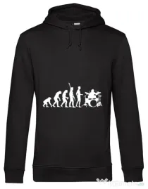 Hoodie barbat cu gluga Drummer evolution Negru