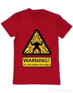 Tricou ADLER barbat Do not make me angry Rosu
