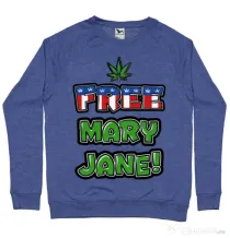 Bluza ADLER barbat Free Mary Jane Albastru melanj
