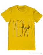 Tricou ADLER barbat I'm a cat Galben