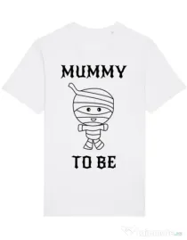 Tricou STANLEY STELLA barbat Mummy to be boy Alb