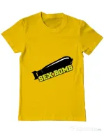 Tricou ADLER barbat Sex bomb Galben