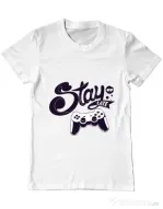 Tricou ADLER barbat Stay up late Alb