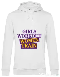 Hoodie barbat cu gluga Women train Alb