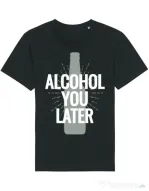 Tricou STANLEY STELLA barbat Alcohol you later Negru